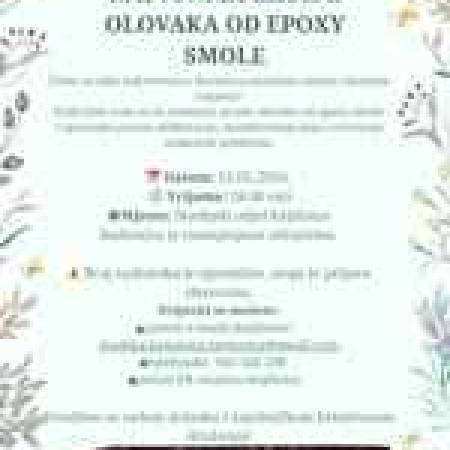 Radionica - olovke od epoxy smole